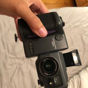 Retro Nikon camera